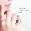 Vintage Criss-Cross Ring