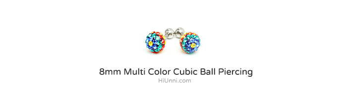 8mm_ear_studs_piercing_Cartilage_korean_asian_style_cubicball_barbell_multicolor_1