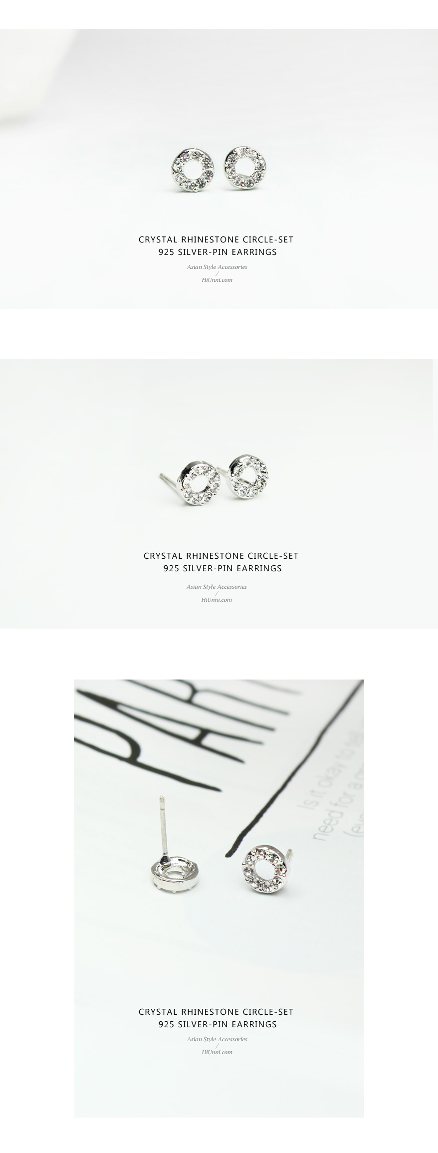 accessories_ear_stud_earrings_korean_asian-style_Crystal_Rhinestone_925-silver_Rhodium-Plated_Nickel-Free_Circle-set_1