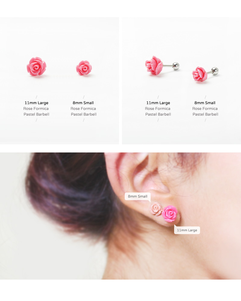 ear_studs_piercing_Cartilage_16g_316l_Stainless_Steel_earring_tragus_korean_asian_style_barbell_flower_floral_Formica_rose