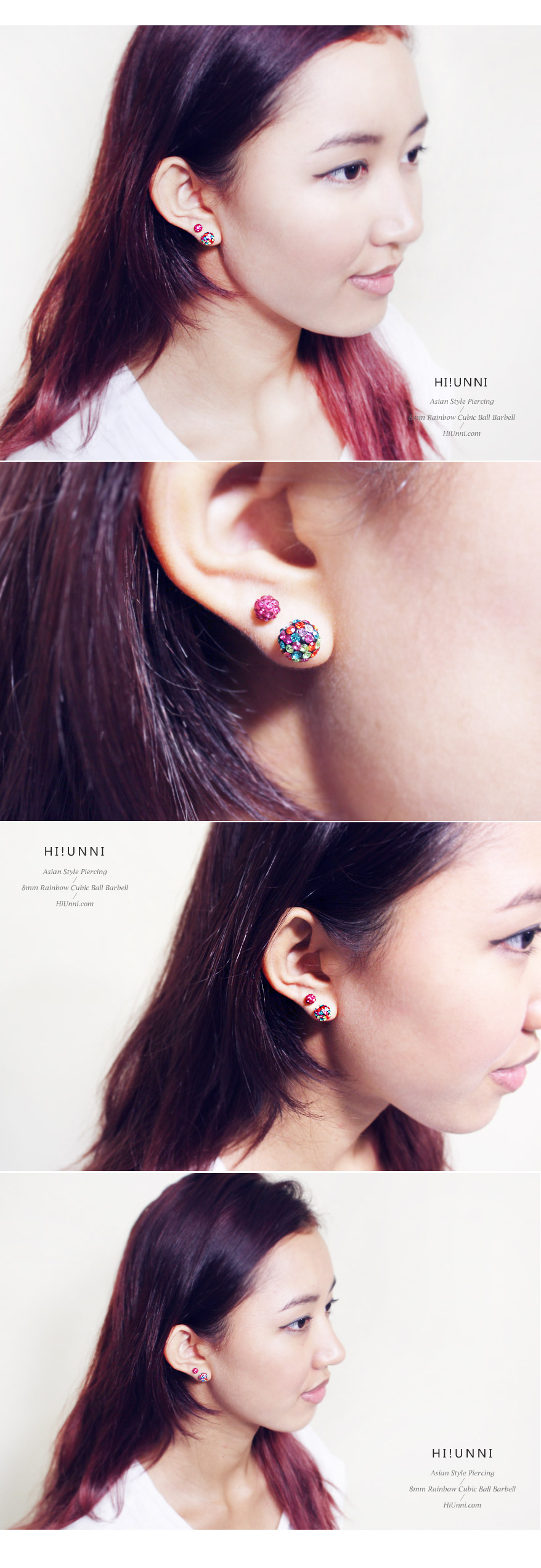 8mm_ear_studs_piercing_Cartilage_korean_asian_style_cubicball_barbell_Rainbow_4