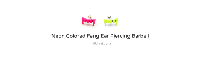 ear_studs_piercing_Cartilage_16g_316l_Stainless_Steel_earring_korean_asian_neon_fang_barbell_3