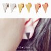 20g Triangle 316L stainless steel earrings,  Ear studs, Men jewelry, Men earrings, Sold as a pair